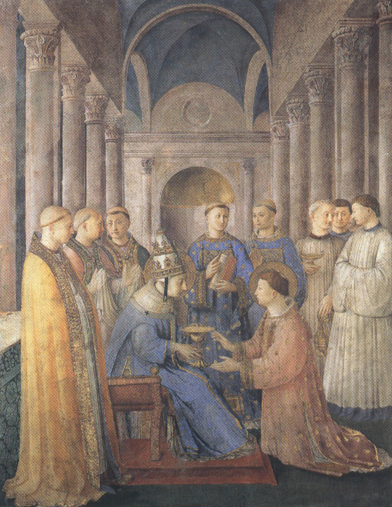 Sandro Botticelli Fra Angelico,Ordination of St Lawrence (mk36)